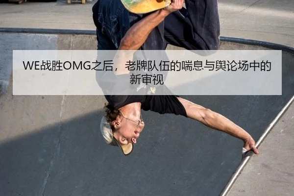 WE战胜OMG之后，老牌队伍的喘息与舆论场中的新审视